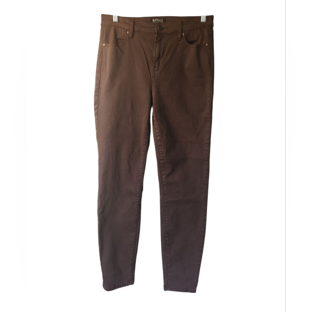 Buffalo David Bitton Hanna ChocolateBrown High-Rise Skinny StretchPants Size6/28